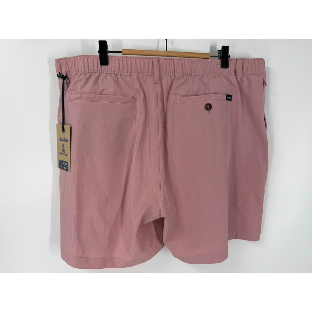 Chubbies Everywear Shorts Mens XXL Pink The Pink Dippers 6 Inch Inseam Summer - Picture 2 of 9